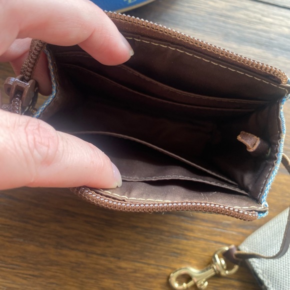 Dooney & Bourke Pebbled Leather Hobo Bucket Purse with 2 Wallets - Picture 10 of 14